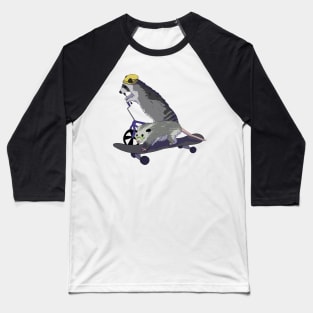 Racoon and opossum on skateboard Baseball T-Shirt